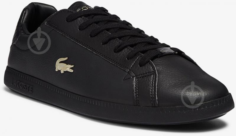 Кроссовки мужские демисезонные Lacoste GRADUATE 0721 1 SMA 741SMA001102H р.43 черные - фото 1