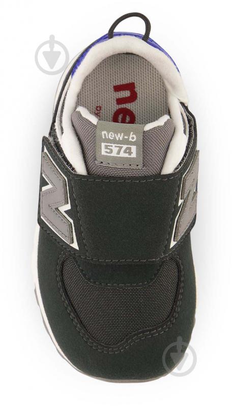 Кроссовки детские демисезонные New Balance NW574MB1 NW574MB1 р.25 черные - фото 3