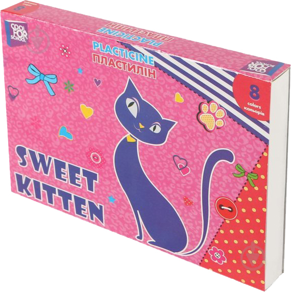 Пластилін Sweet Kitten, 8 кольорів CF60202 Cool For School - фото 1