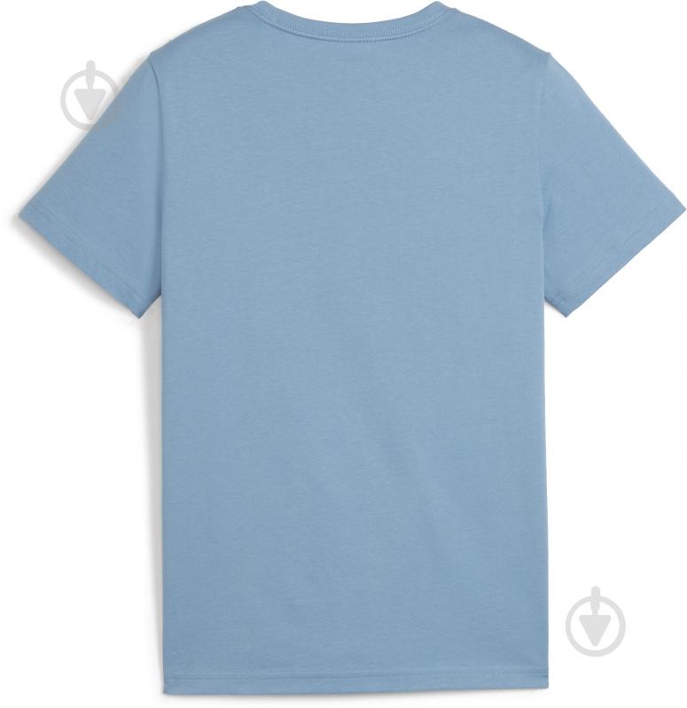 Футболка Puma ESS+ 2 COL LOGO TEE 58698520 р.152 синій - фото 2