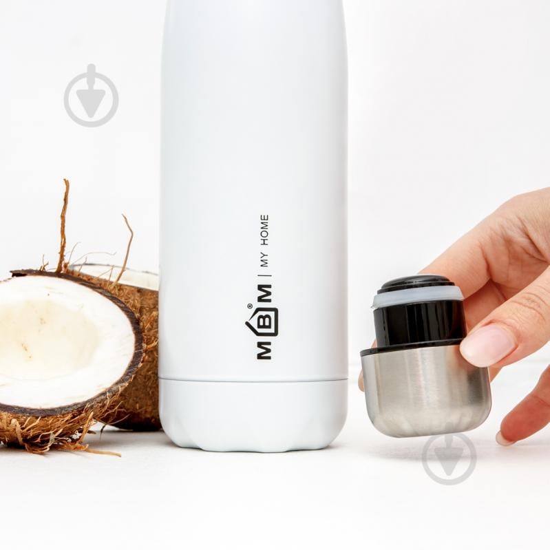 Термопляшка MVM 500 мл KP-29 White - фото 6