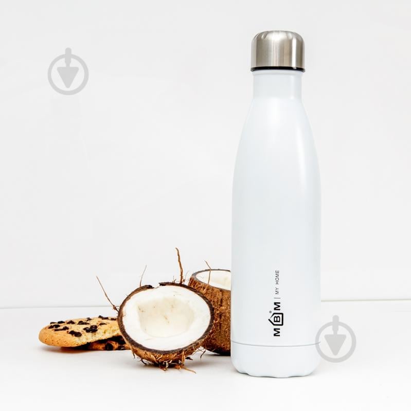 Термопляшка MVM 500 мл KP-29 White - фото 2