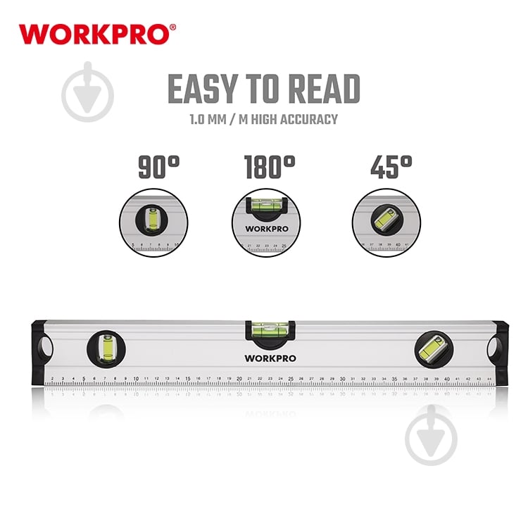 Уровень 40 см WORKPRO WP262002 - фото 4