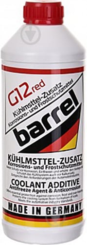 Антифриз Barrel G12 Red -38°C 4 л красный - фото 1