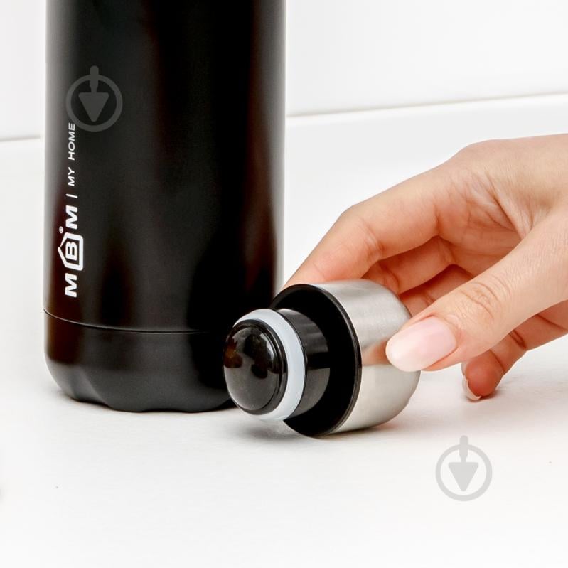 Термопляшка MVM 500 мл KP-29 Black - фото 5