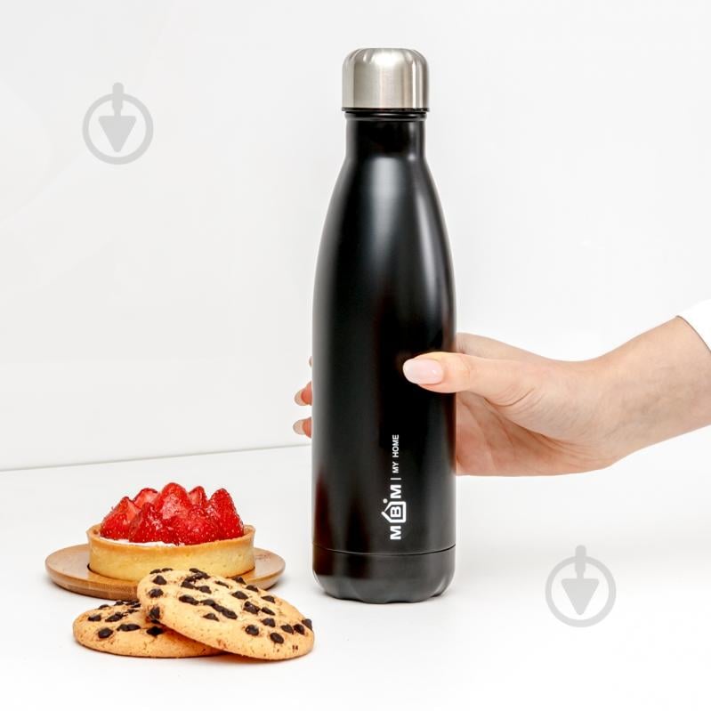 Термопляшка MVM 500 мл KP-29 Black - фото 3