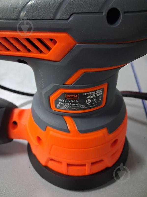 Эксцентриковая шлифмашина GTM OSK125/300H - фото 5