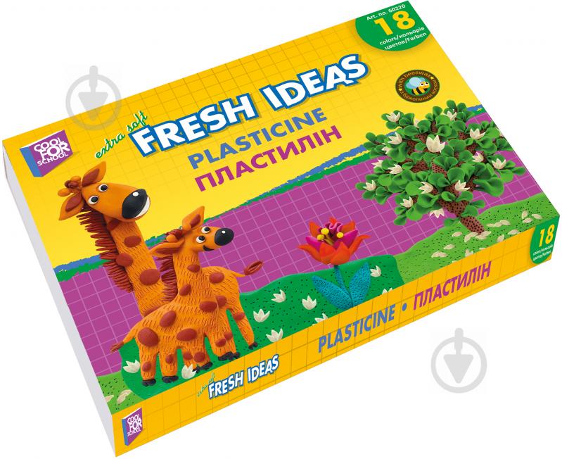 Пластилін Fresh Ideas CF60220 18 кольорів 360 г Cool For School - фото 1