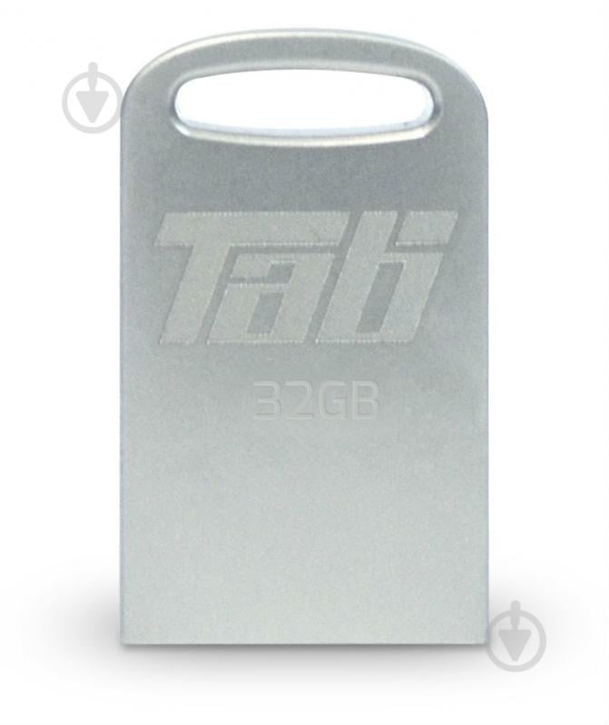 Флеш-память USB Patriot Tab Retail 32 ГБ USB 3.1 silver (PSF32GTAB3USB) - фото 1