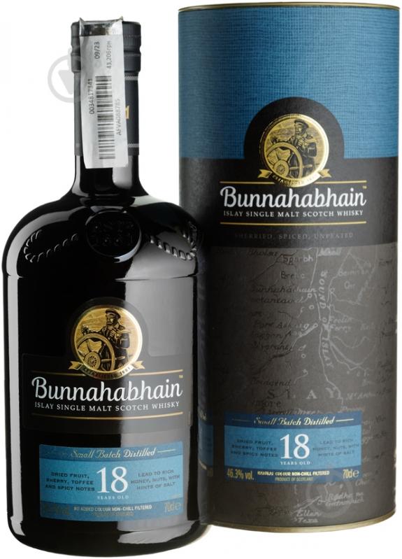 Виски Bunnahabhain 18 year-old 0,7 л - фото 1 Виски Bunnahabhain 18 year-old 0,7 л - фото 1