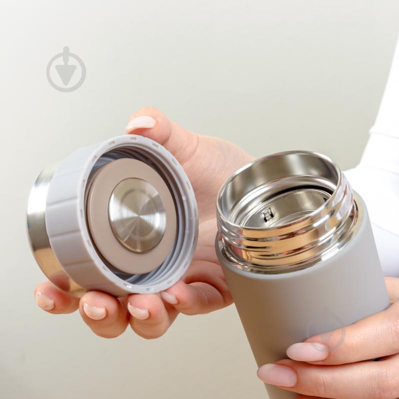 Термос MVM 500 мл KP-30 Grey - фото 6