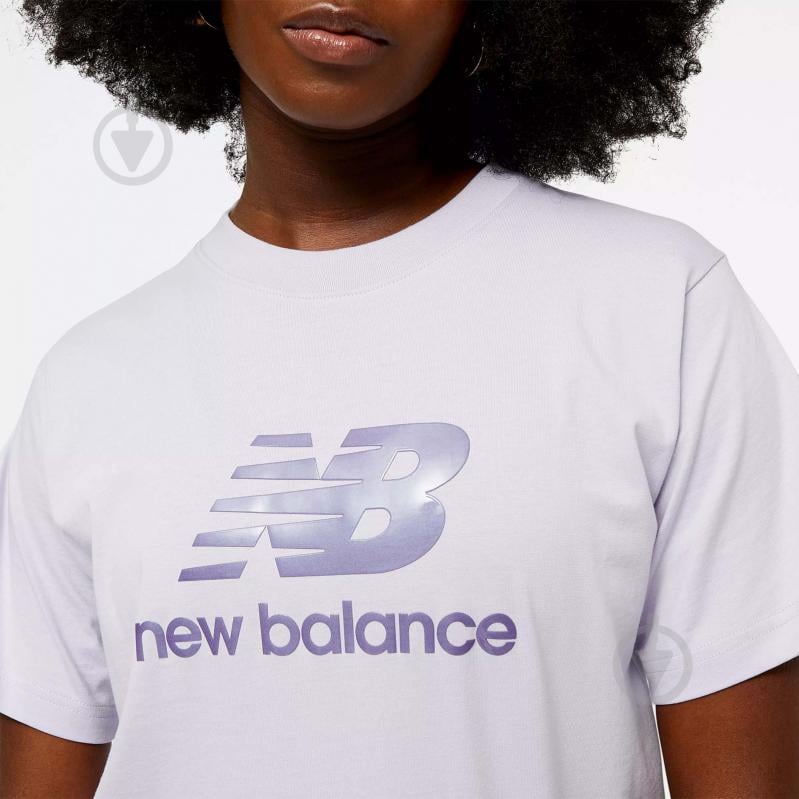 Футболка New Balance ATHLETICS PEARL GRAPHIC WT31553GRV р.XS фиолетовый - фото 4