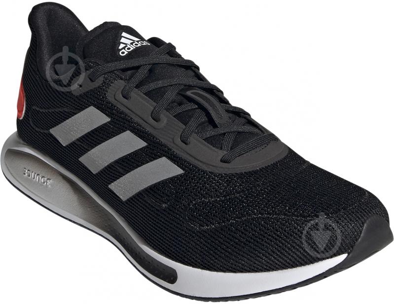 Кроссовки мужские летние Adidas GALAXAR RUN FW1187 р.41 1/3 черные - фото 3