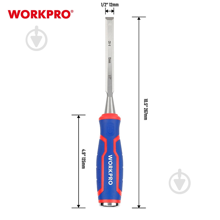 Стамеска WORKPRO WP243006 - фото 4