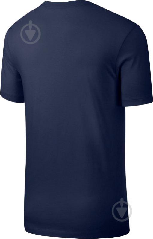 Футболка Nike M NSW CLUB TEE AR4997-410 р.2XL синій - фото 2