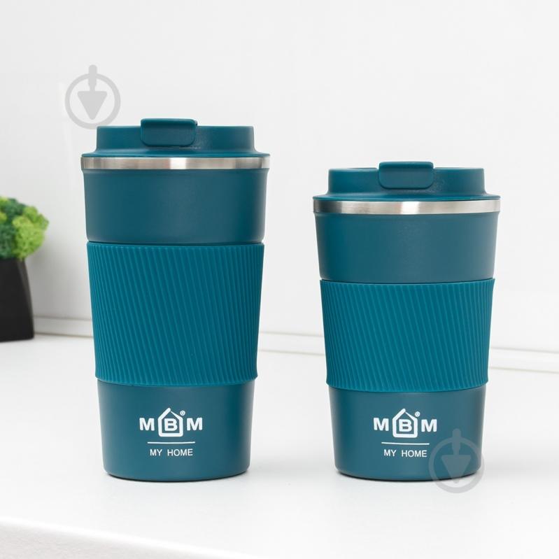 Термочашка MVM 380 мл KP-28 S Blue - фото 6