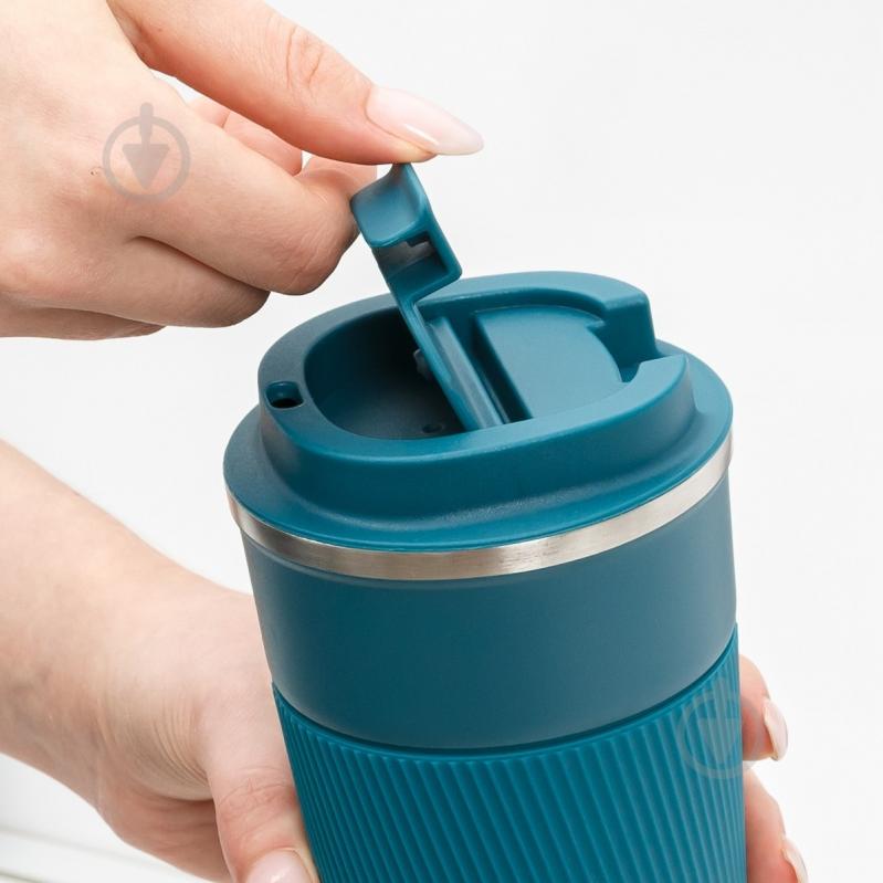 Термочашка MVM 380 мл KP-28 S Blue - фото 3