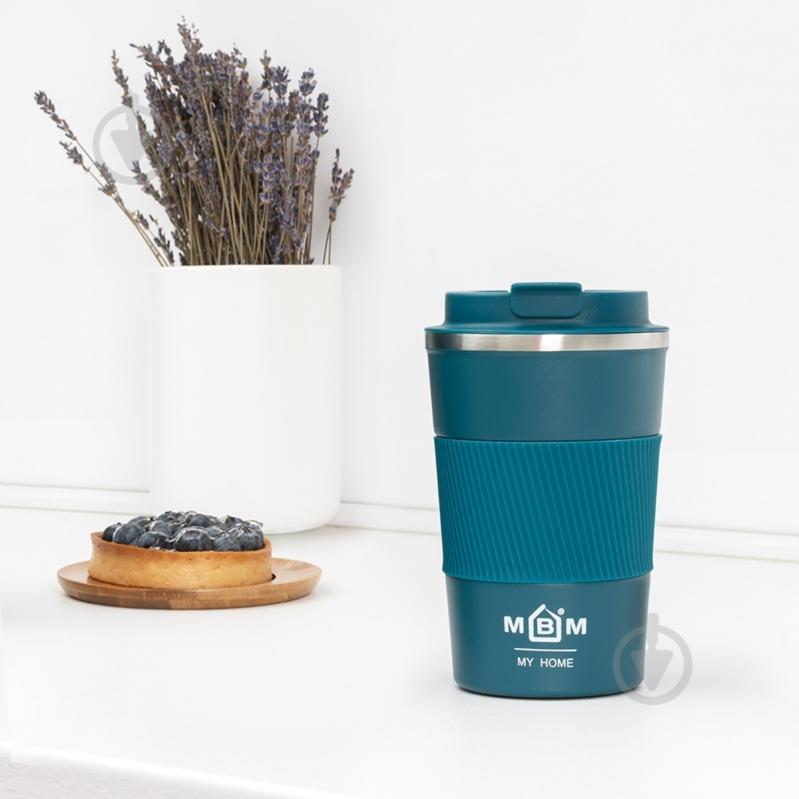 Термочашка MVM 380 мл KP-28 S Blue - фото 2