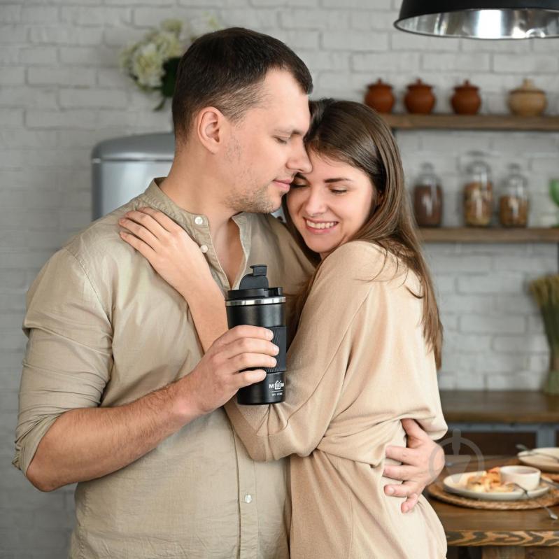 Термочашка MVM 380 мл KP-28 S Black - фото 12