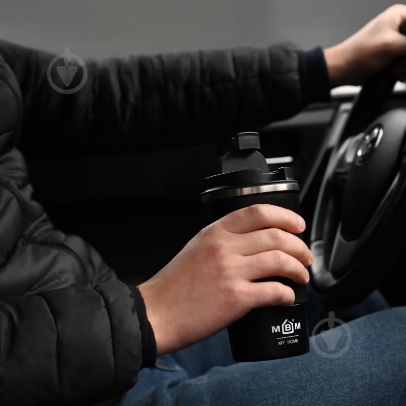 Термочашка MVM 380 мл KP-28 S Black - фото 8