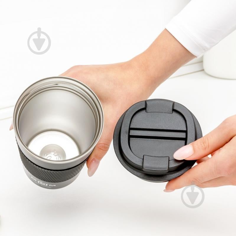 Термочашка MVM 380 мл KP-28 S Black - фото 6