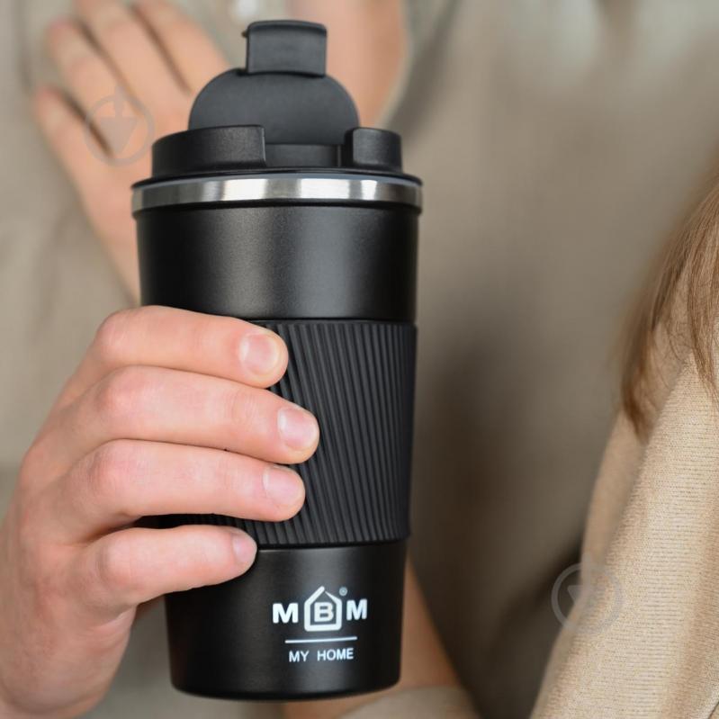 Термочашка MVM 380 мл KP-28 S Black - фото 10