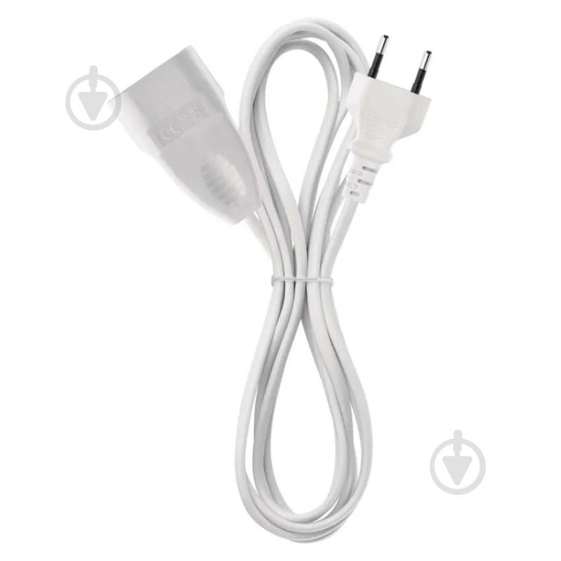 Подовжувач Emos 0,75 мм² 2,5A 575 Вт без заземлення 1 гн. білий 5 м P01305 - фото 2 Подовжувач Emos 0,75 мм² 2,5A 575 Вт без заземлення 1 гн. білий 5 м P01305 - фото 2