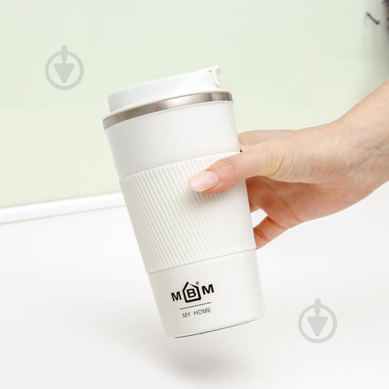 Термочашка MVM 510 мл KP-28 M White - фото 4