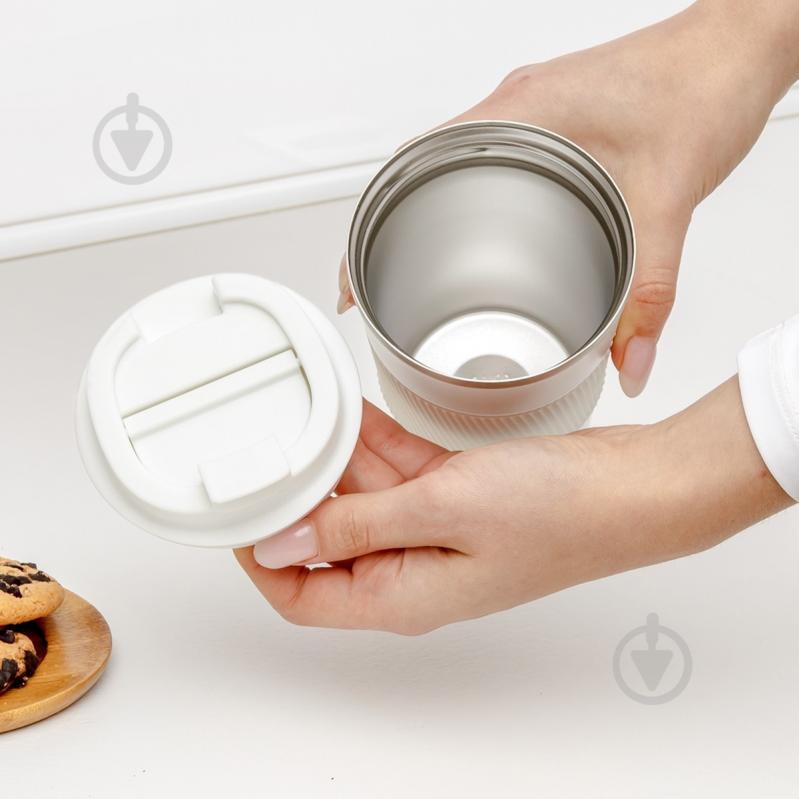 Термочашка MVM 510 мл KP-28 M White - фото 8