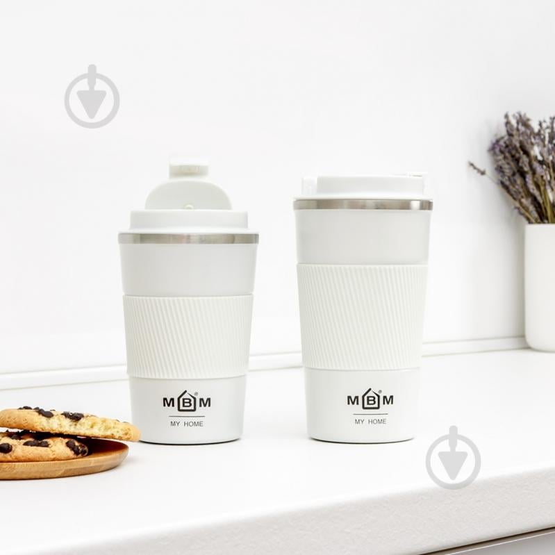 Термочашка MVM 510 мл KP-28 M White - фото 9