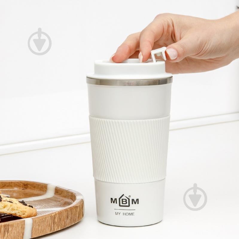 Термочашка MVM 510 мл KP-28 M White - фото 3