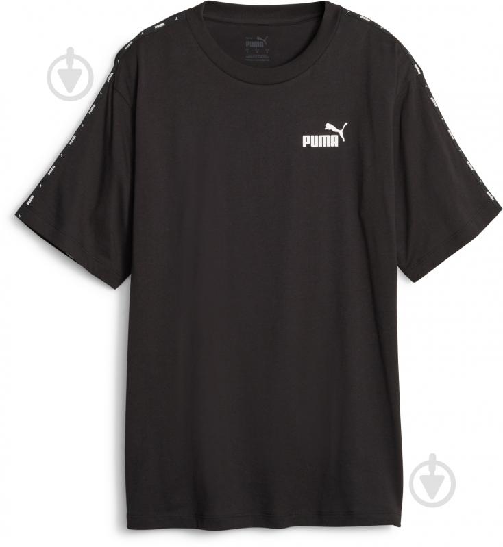 Футболка Puma ESS TAPE TEE 67599401 р.M черный - фото 1