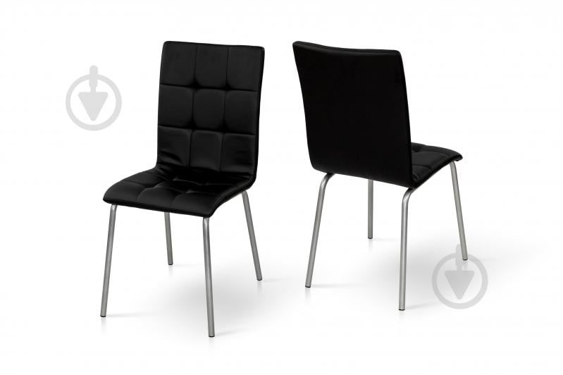 Стул обеденный Аманда серый/черный - фото 2 Стул обеденный Аманда серый/черный - фото 2