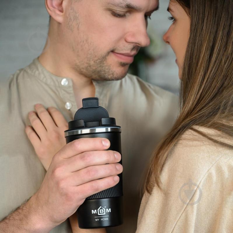 Термочашка MVM 510 мл KP-28 M Black - фото 18