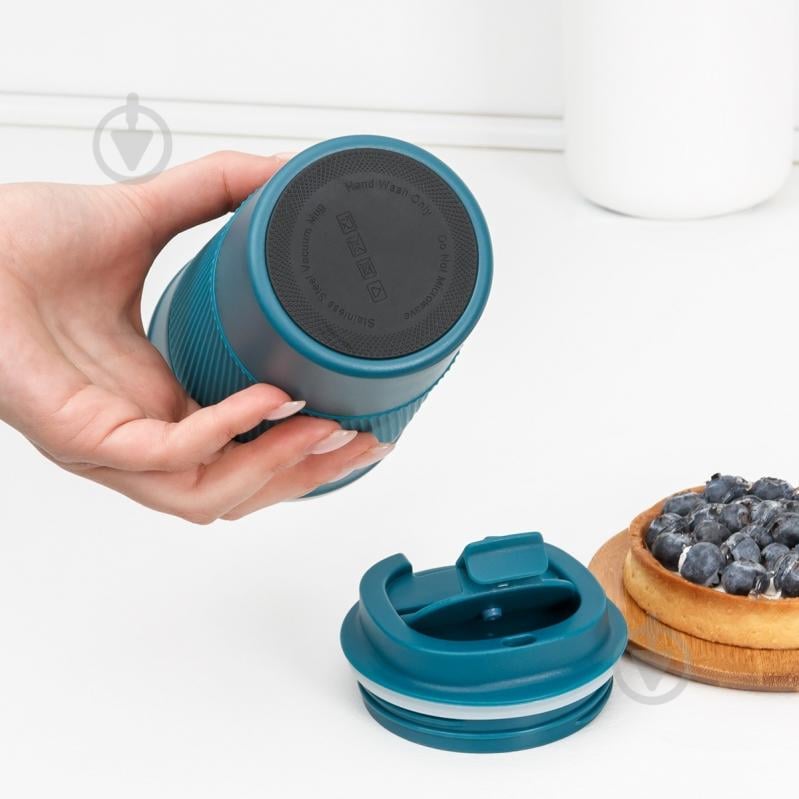 Термочашка MVM 510 мл KP-28 M Blue - фото 10