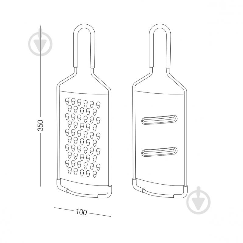 Набор терок MVM KP-24 SS 2 шт. - фото 8