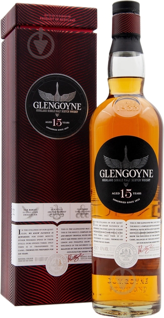 Виски Glengoyne 15 лет 0,7 л - фото 1 Виски Glengoyne 15 лет 0,7 л - фото 1