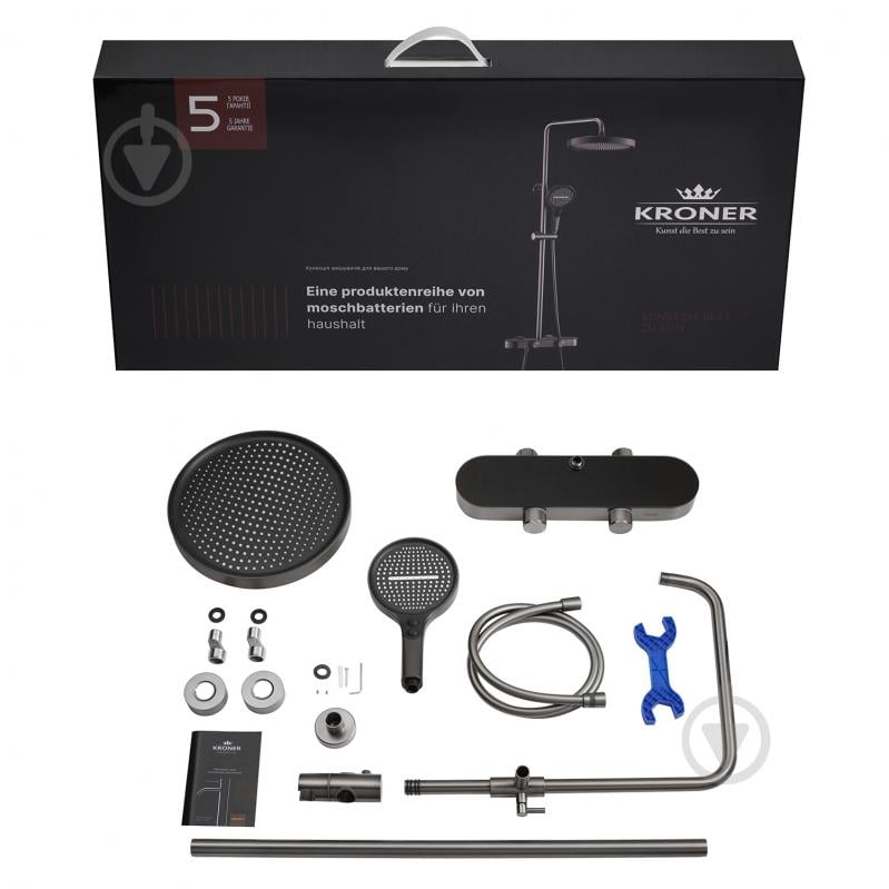 Душевая система Kroner KRP Makon - GRP0637 - фото 5 Душевая система Kroner KRP Makon - GRP0637 - фото 5