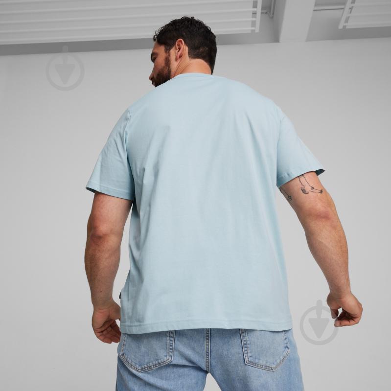 Футболка Puma ESS+ 2 COL SMALL LOGO TEE 67447022 р.L бирюзовый - фото 7