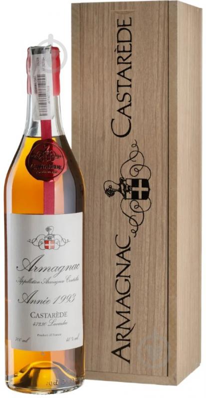 Арманьяк Armagnac Castarede 1993 деревянная коробка 0,7 л - фото 1