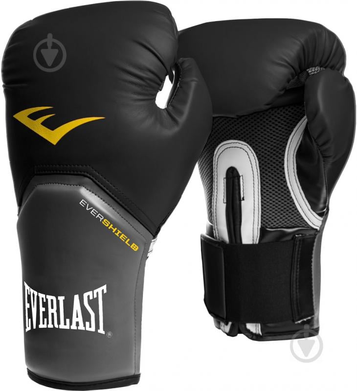 Боксерські рукавиці Everlast PRO STYLE ELITE TRAINING GLOVES 16oz 2316 чорний - фото 1