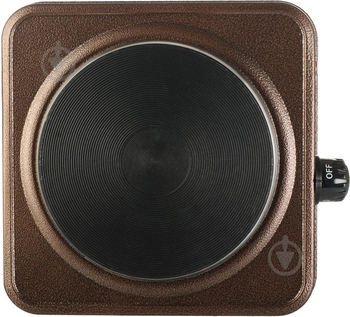 Плита электрическая настольная ViLgrand VHP151F brown - фото 3