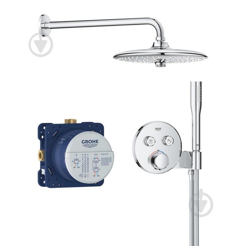 Душова система прихованого монтажу Grohe QuickFix Precision SmartControl 34878000 - фото 1 Душова система прихованого монтажу Grohe QuickFix Precision SmartControl 34878000 - фото 1