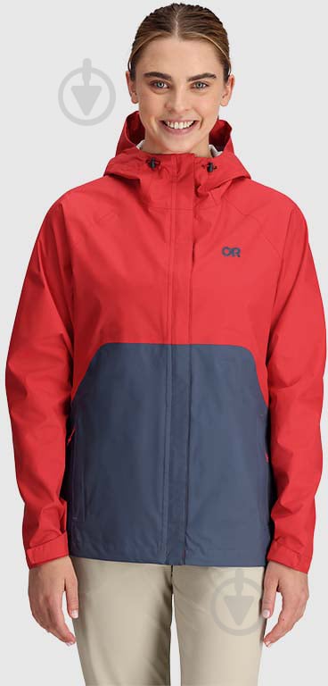 Куртка жіноча Outdoor Research APOLLO RAIN JACKET 269185-2334 р.M червона - фото 1