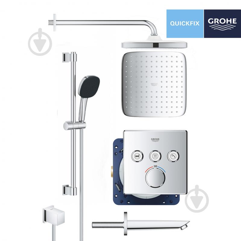 Душова система прихованого монтажу Grohe QuickFix SmartControl UA202801C3 - фото 3