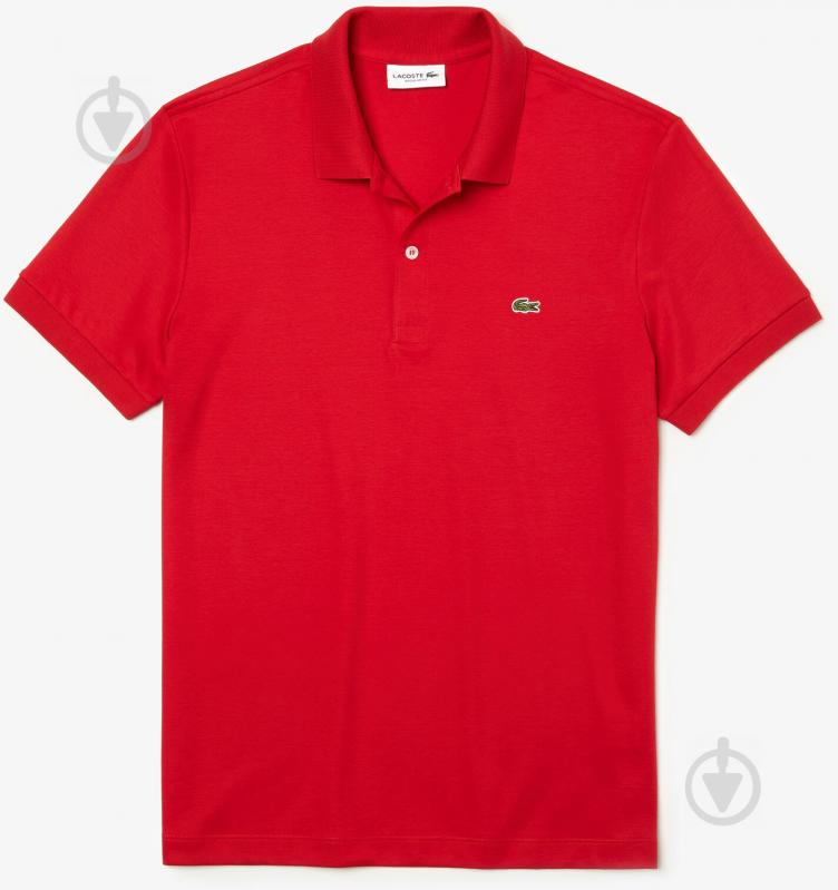 Поло Lacoste Men s S/S polo DH2050240 р.3 красный - фото 1