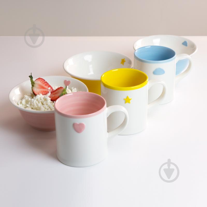 Чашка MVM Детская фантазия 300 мл желтая - фото 7