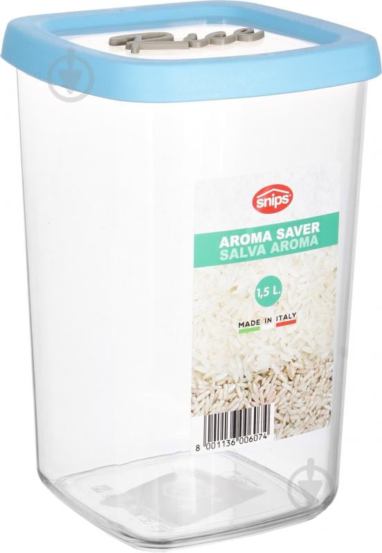 Контейнер для хранения Snips Rice 1,5 л 21426 - фото 1 Контейнер для хранения Snips Rice 1,5 л 21426 - фото 1