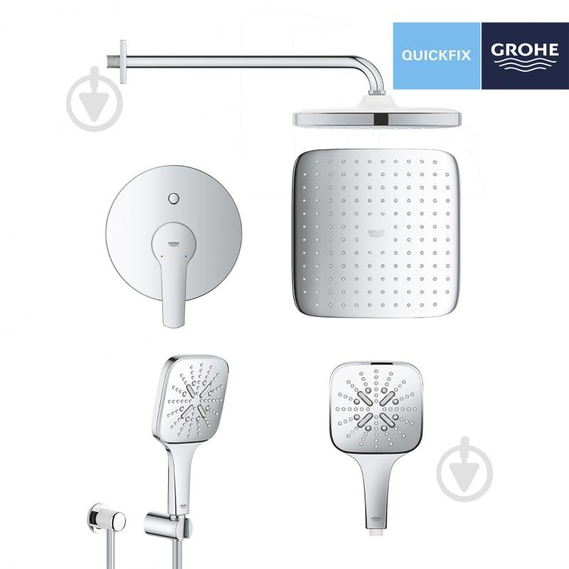 Душова система прихованого монтажу Grohe QuickFix Start UA25183007 - фото 3 Душова система прихованого монтажу Grohe QuickFix Start UA25183007 - фото 3