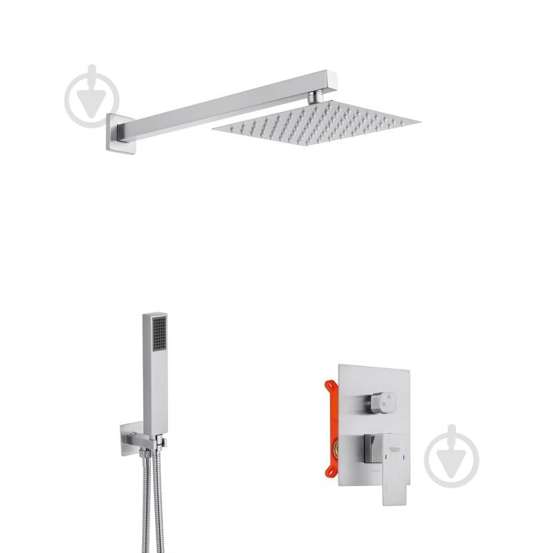 Душова система прихованого монтажу Kroner KRP Edelstahl Kubus - ESG082 - фото 1 Душова система прихованого монтажу Kroner KRP Edelstahl Kubus - ESG082 - фото 1